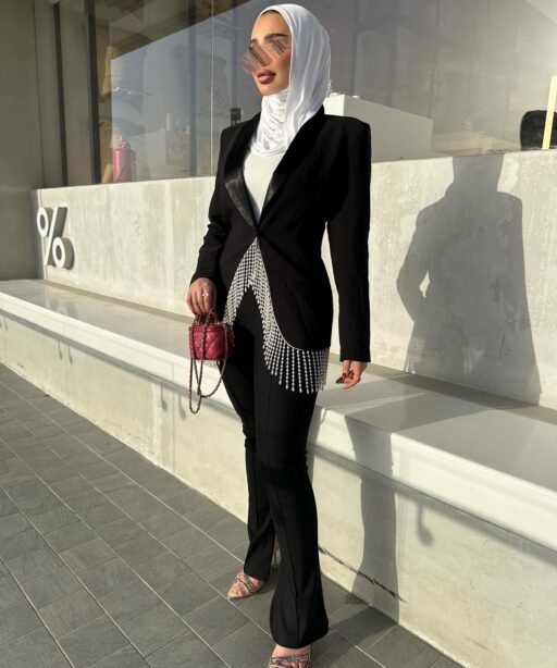 Alternative view of Pearl Black blazer